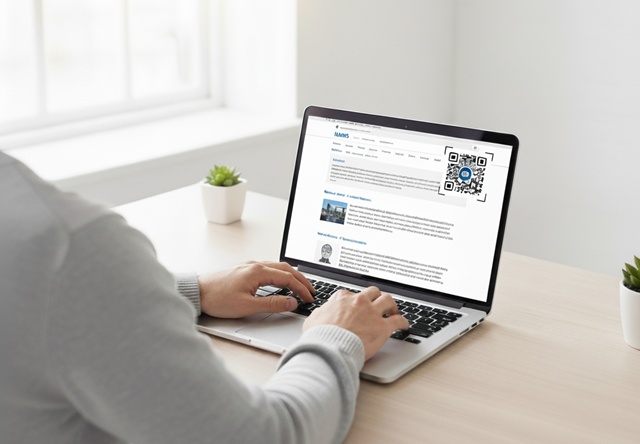 パソコンでQRコードを読み込み